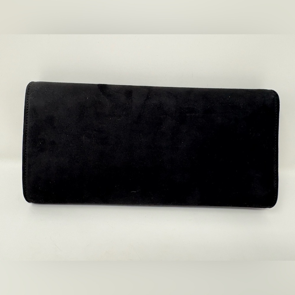 Gucci Black Suede Dionysus Clutch Bag Evening Silver Jeweled Luxury Horseshoe - Picture 3 of 11